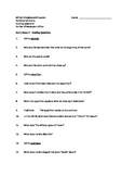 Hamlet Act 1, Scene 1 Guided Reading Questions
