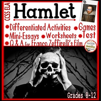 Preview of Hamlet Activities Pack