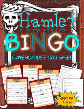 Preview of Hamlet Bingo: Instructions, Game Boards, and Call Sheet