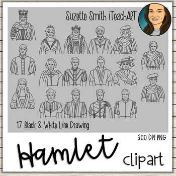 hamlet character drawing