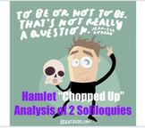 Hamlet "Chopped Up" Activity - Analysis of 2 Soliloquies (