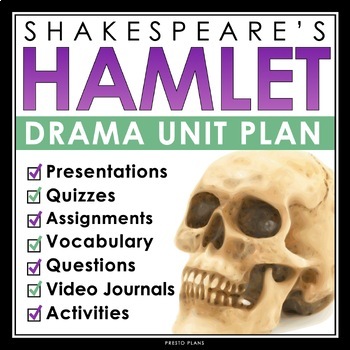 Preview of Hamlet Unit Plan - Complete Drama Reading Unit for Shakespeare's Play