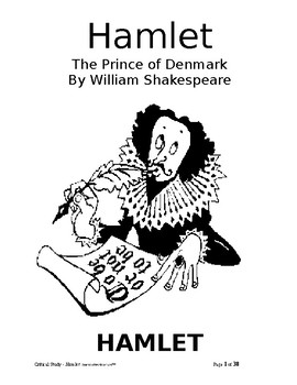 Preview of Hamlet - Criticial Study Guide and Analysis Workbook