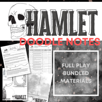 Preview of Hamlet Doodle Notes for AP Lit - Full Play