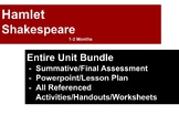 Hamlet - Entire Unit - All Plans, Activities, and Assessments