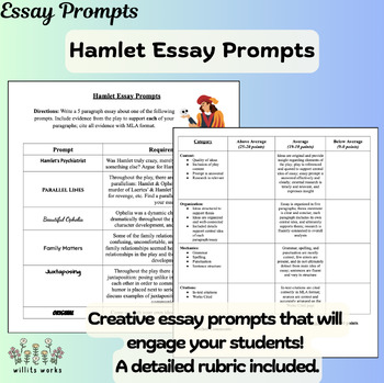essay prompts for hamlet