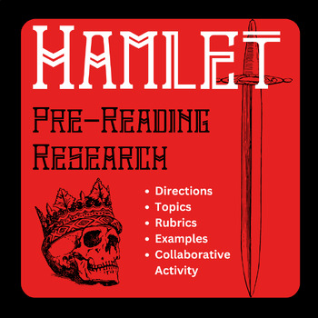 Preview of Hamlet Pre-Reading Research Project