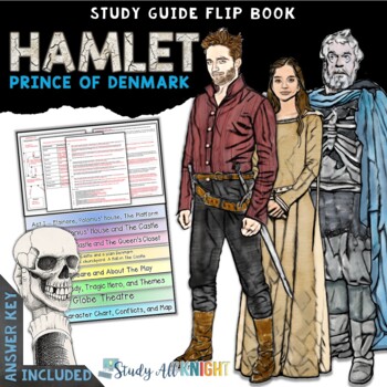 Preview of Hamlet Prince of Denmark Reading Literature Guide Flip Book