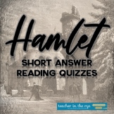 William Shakespeare's Hamlet Short Answer Quizzes Print an