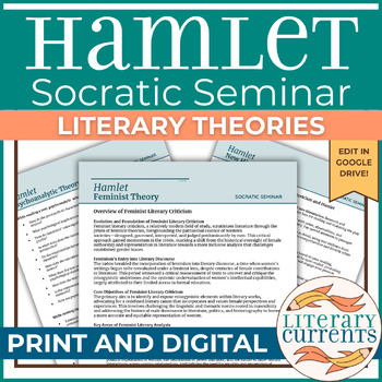 Preview of Hamlet | Shakespeare | Literary Theory Socratic Seminar | AP Lit Discussion