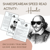 Hamlet Shakespearean Speed Read Activity