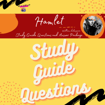 Preview of Hamlet Study Guide Questions and Answer Key