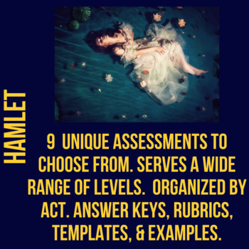 Preview of Hamlet - Supported Alternative Assignments & Learning by Act