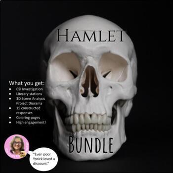 Preview of Hamlet Unit  Bundle of Lessons: Great Deal CCSS digital activity