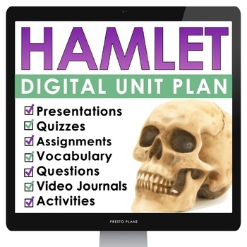 Preview of Hamlet Unit Plan - Complete Drama Unit For Shakespeare's Play - Digital Version