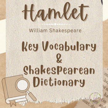 Preview of Hamlet William Shakespeare Vocabulary, Definitions, Dictionary