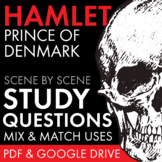 Hamlet Scene-by-Scene Study Question Set, Shakespeare, PDF