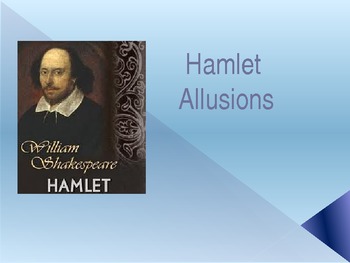 Preview of Hamlet - allusions