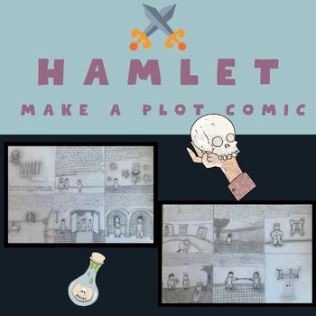 Preview of Hamlet by William Shakespeare, Create a Comic, Hands On Activity