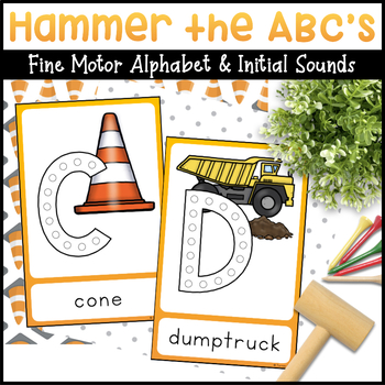 Preview of Hammer the ABC's Literacy Activities for Construction Theme