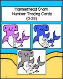 Hammerhead Shark Number Tracing Cards (0-25)