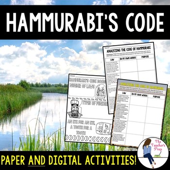 Preview of Hammurabi's Code Activities