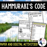 Hammurabi's Code Activities