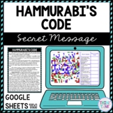 Hammurabi's Code Secret Message Activity for Google Sheets