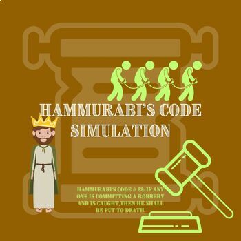 Preview of Hammurabi's Code Simulation!!  Introduction to Mesopotamian Law!