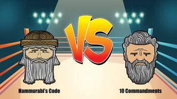 Preview of Hammurabi's Code Vs The Ten Commandments