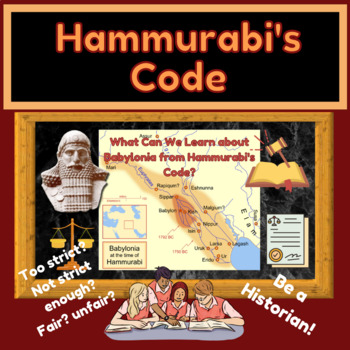 Preview of Hammurabi's Code for Google Slides™ DBQ using SHEG