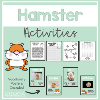 Preview of Hamster Activities Close Reading Crafts and More