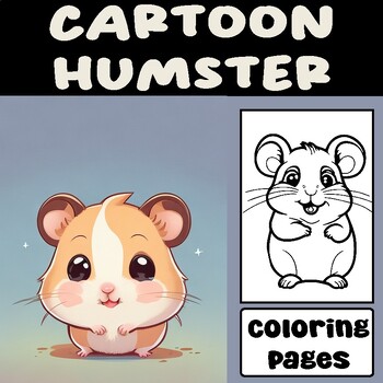 Preview of Hamster Happiness: Printable Coloring Sheets