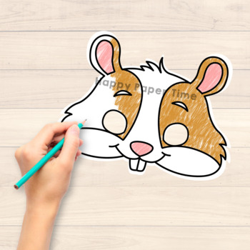 Pets animal masks paper printable - Easy kid crafts - Happy Paper Time