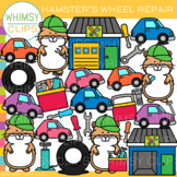 Hamster's Wheel Repair Garage Clip Art