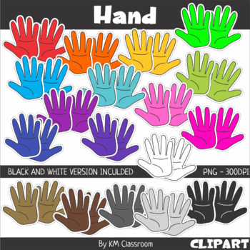 Hand Clip Art by KM Classroom | Teachers Pay Teachers