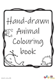 Hand Drawn Animal Colouring in Book for Early Years
