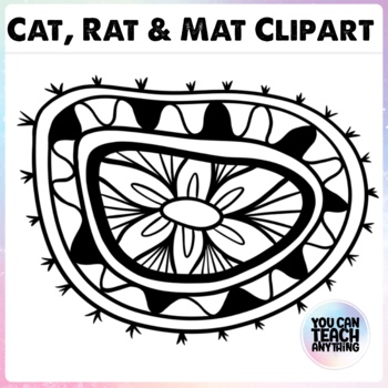 mat clipart black and white