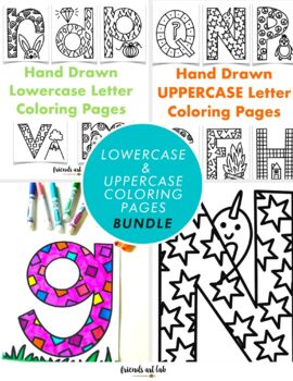 Alphabet Lore Uppercase and Lowercase Letters A to Z by VintArts