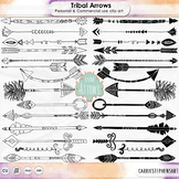 Hand Drawn Long Arrow LineArt, Doodle Arrow ClipArt, Page 