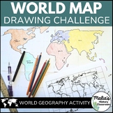 Hand-Drawn World Map Project | World Geography Activity