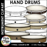 Hand Drums Clipart (Clip art) - Commercial Use, SMART OK!