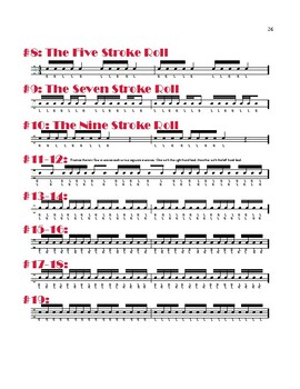 Sezeenth Notes for Snare DrumSezeenth Notes for Snare Drum  