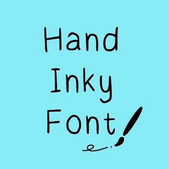 Preview of Hand Inky Font