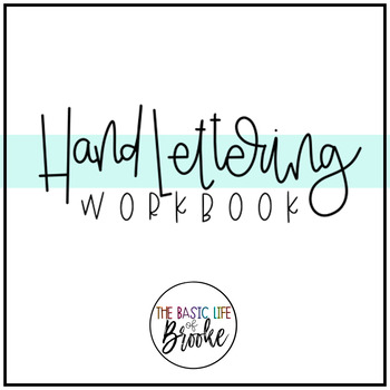 hand lettering workbook