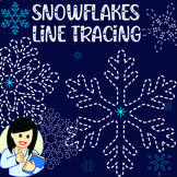 Hand Motor Skills, Snowflakes Line Tracing