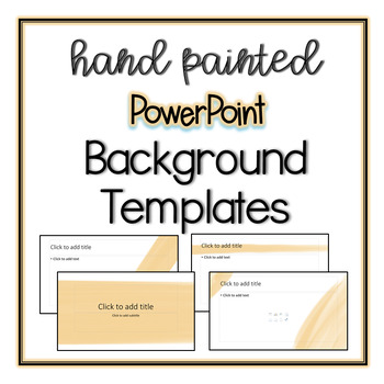 Preview of Hand Painted PowerPoint Templates: Set 2