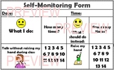Hand Raising Self Monitoring Form