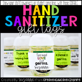 Hand Sanitizer Gift Tags EDITABLE