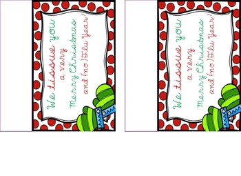 Preview of Hand Sanitizer and Tissue Gift Tag